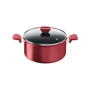 TACHO TEFAL DAILY CHEF INDUÇÃO 24CM + TAMPA VIDRO – G2734602