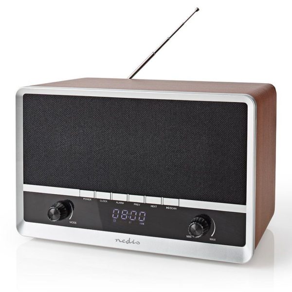 Rádio Bluetooth V5.0 FM/Aux/USB 12W Vintage